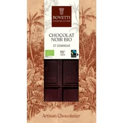 Chocolat noir bio de Saint-Domingue 73% - 100 g