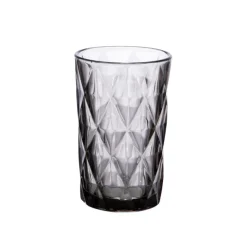 Chopes hautes en verre gris Diamond - 6 x 340 ml