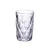 Chopes hautes en verre transparent Diamond - 6 x 340 ml