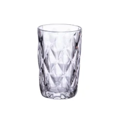 Chopes hautes en verre transparent Diamond - 6 x 340 ml