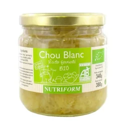 Chou blanc lacto-fermentées bio 380g