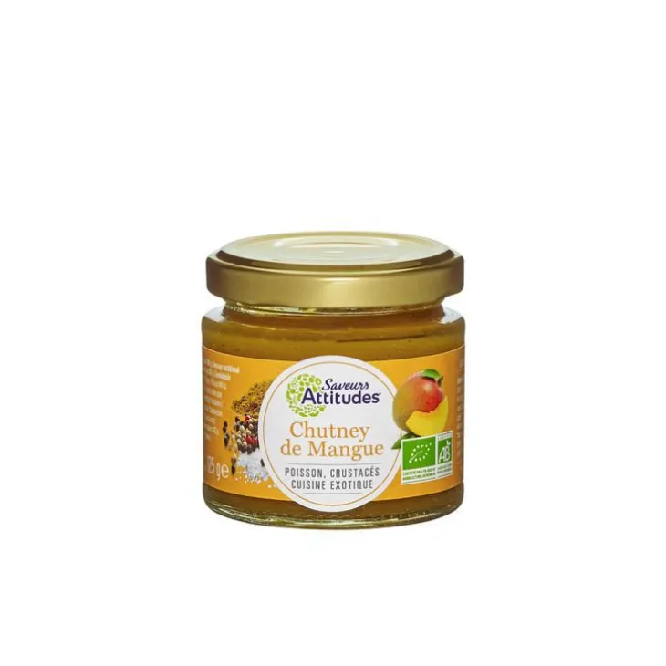 Chutney de mangue bio Saveurs Attitudes - 125 g