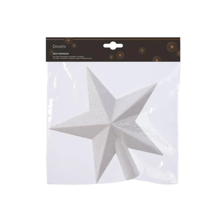 Cime Étoile Plastique Pailletée 4,2x19x19 cm