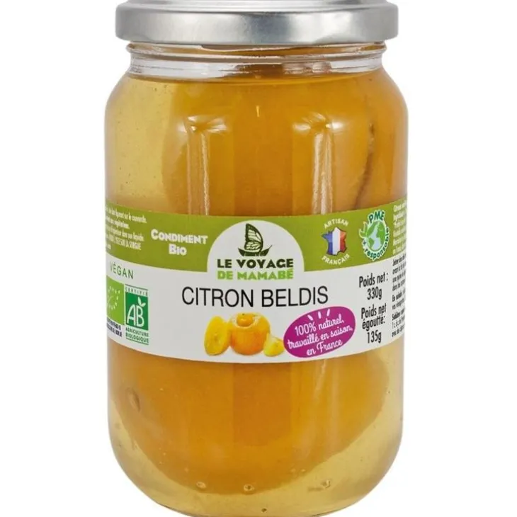 Citron beldis bio Le voyage de Mamabé - 330 g