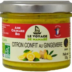Citron confit au gingembre