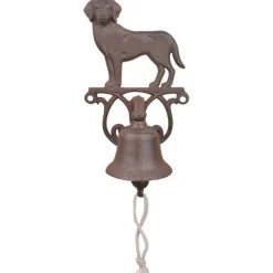 Cloche murale chien 14,3x13,2x24,9 cm
