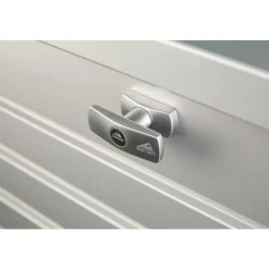 Coffre de jardin 160 en acier galvanisé coloris blanc Biohort - 160 x 79 x 83 cm