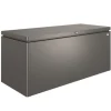 Coffre loungebox gris foncé 200x84x90 cm