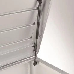 Coffre loungebox gris foncé 200x84x90 cm