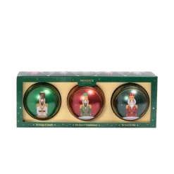 Coffret 3 boules de Noël thés féeriques Provence d'Antan - 48 g