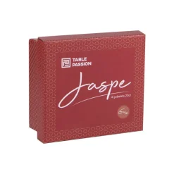 Coffret 4 gobelets en grès rouge Jaspe - 20 cl