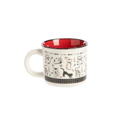Coffret 8 tasses 11cl illustration chat