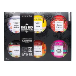 Coffret 6 thés hospitalité bio Terre d’Oc – 230 g