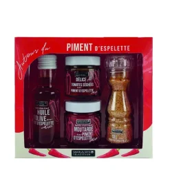 Coffret autour du piment d’Espelette Savor et Sens - 400 g