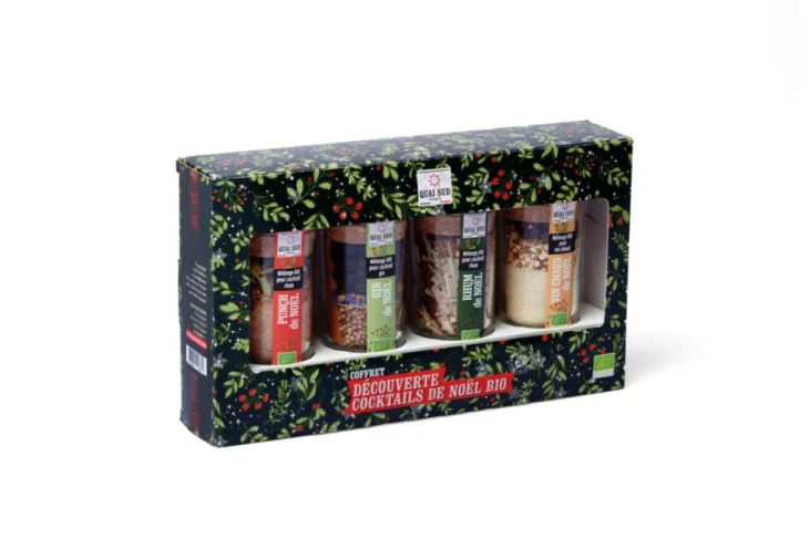 Coffret bio découverte de Noël Quai Sud - 205 g