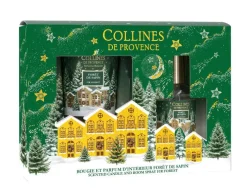 Coffret bougie et parfum d’intérieur Forêt de sapin Collines de Provence - 75 g + 50 ml