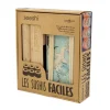Coffret cadeau baguettes et livre sooshi bambou Cookut - 21,3 x 24,4 x 5,8 cm