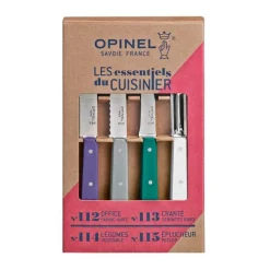 Coffret de 4 couteaux de cuisine coloris multicolore Opinel - 215 x 130 x 28 mm