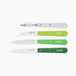 Coffret de 4 couteaux de cuisine coloris vert Opinel - 215 x 130 x 28 mm