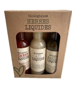 Coffret de 3 flacons d’herbes liquides bio Northern greens - 3 x 40 ml