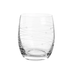 Coffret de 6 gobelets à eau coloris transparent en verre - 30 cl