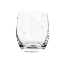 Coffret de 6 gobelets à eau coloris transparent en verre - 30 cl