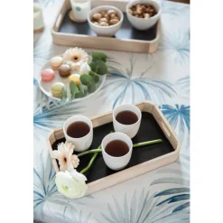 Coffret de 4 gobelets snow blancs en porcelaine de 20 cl