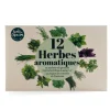Coffret de 12 sachets de graines d’aromates à semer Radis & Capucine