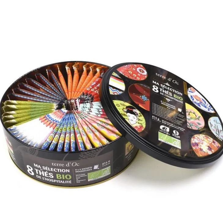 Coffret de 48 sachets de thé Hospitalité bio Terre d'Oc - 401 g