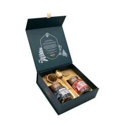 Coffret délices de Noël bio 2 bouteilles avec infuseur Provence d'Antan - 140 g