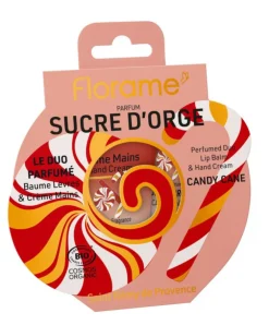 Coffret duo parfumé sucre d'orge coloris rouge Cosmos Organic