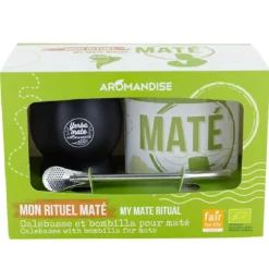 Coffret Maté bio avec calebasse Aromandise
