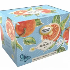 Coffret métal de tisane sérénité bio Provence d’antan - 30 g