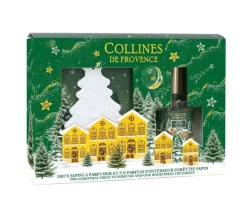 Coffret parfum d’intérieur et 2 céramiques Collines de Provence Forêt de sapin - 50 ml