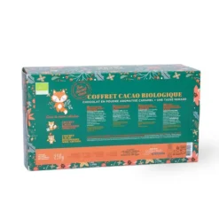 Coffret pour chocolat chaud au caramel avec cacao et mug renard Quai sud - 250 g