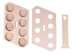 Coffret Raft beer Teddy en bois naturel Cav Service - 17 x 25 cm