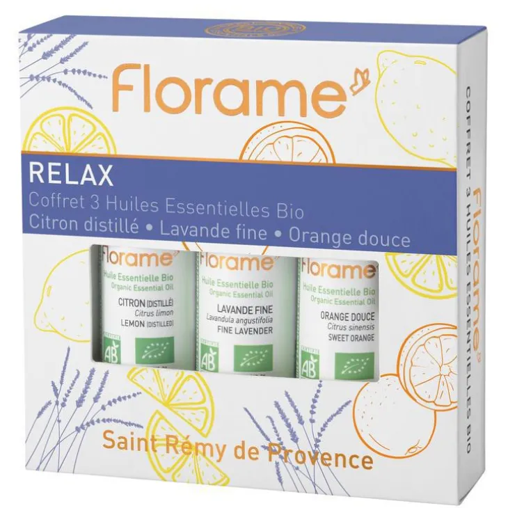 Coffret Relax flacons 3x10 ml violet