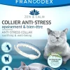 Collier anti-stress pour chat coloris blanc Francodex - Ø 35 cm