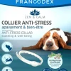 Collier anti-stress pour chien de moins de 25 kg coloris blanc Francodex - Ø 60 cm