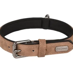 Collier Delu brun 31/39 x 2 cm