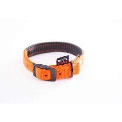 Collier droit Confort pour chien coloris orange - 1,6x35 cm