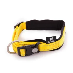 Collier neo+ jaune 1,5 x 30-35 cm