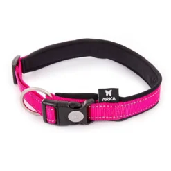 Collier Neo+ rose pour chien 2,5x55/60 cm