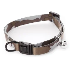 Collier pour chat Camouflage gris