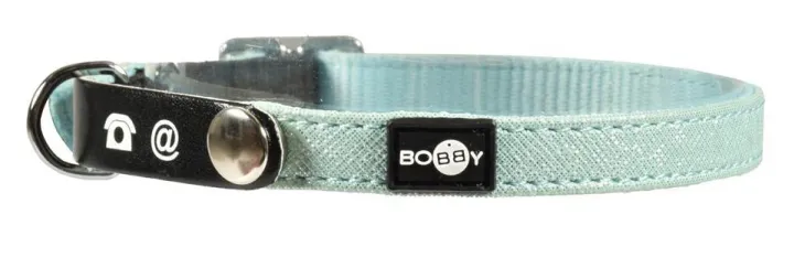 Collier pour chat coloris bleu lagon Bobby Glitter