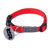 Collier pour chat en nylon coloris rouge Wouapy Basic Line - Taille unique