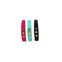 Collier pour chat étoiles noir - 30 cm