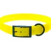 Collier pour chien en polyuréthane coloris jaune boucle double Canihunt Xtreme - 2,5 x 0,25 x 65 cm