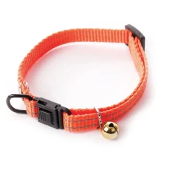Collier réglable pour chat Flash orange 20/30x1 cm