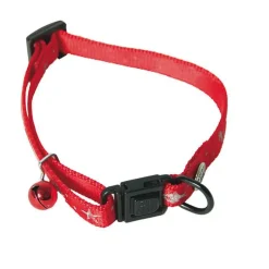 Collier réglable pour chat rouge à grelot Martin Sellier Ocean - 10/20-30 cm